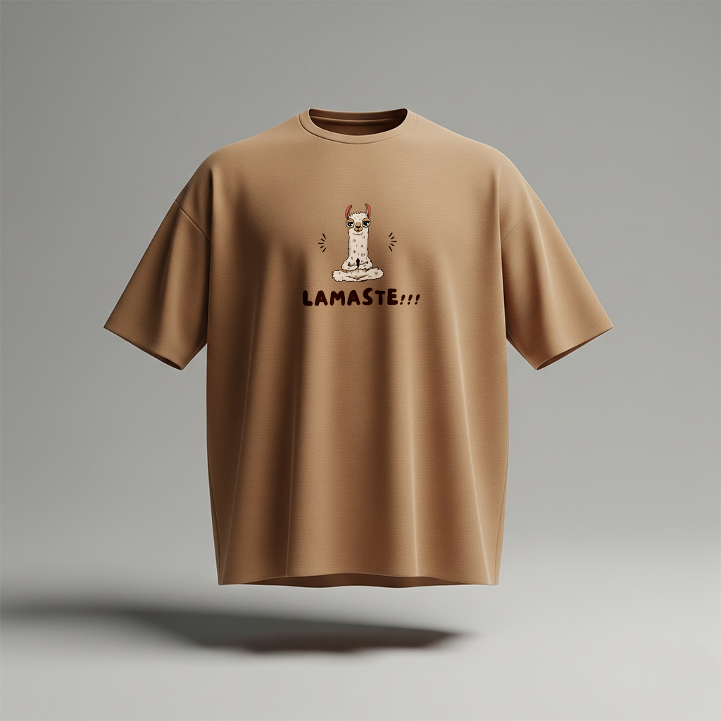 Lamaste Brown Oversized Tee