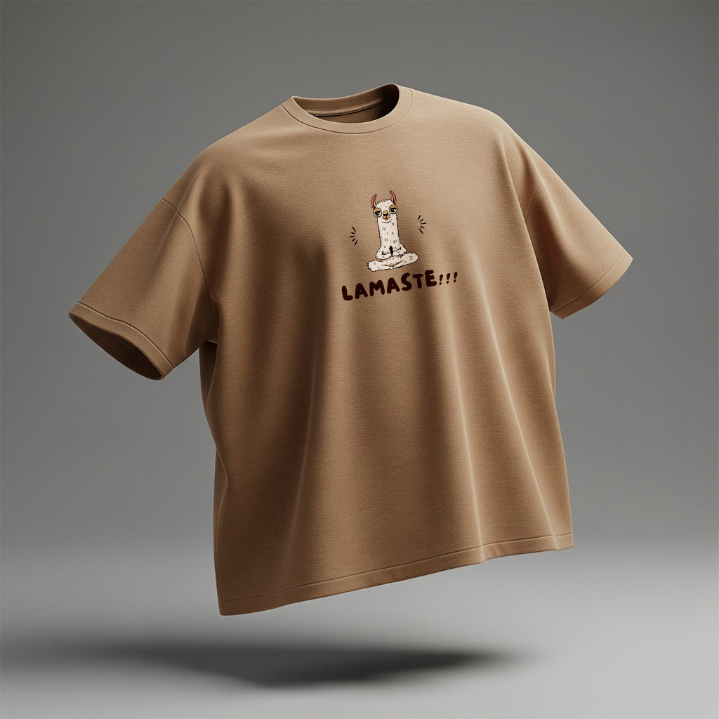 Lamaste Brown Oversized Tee