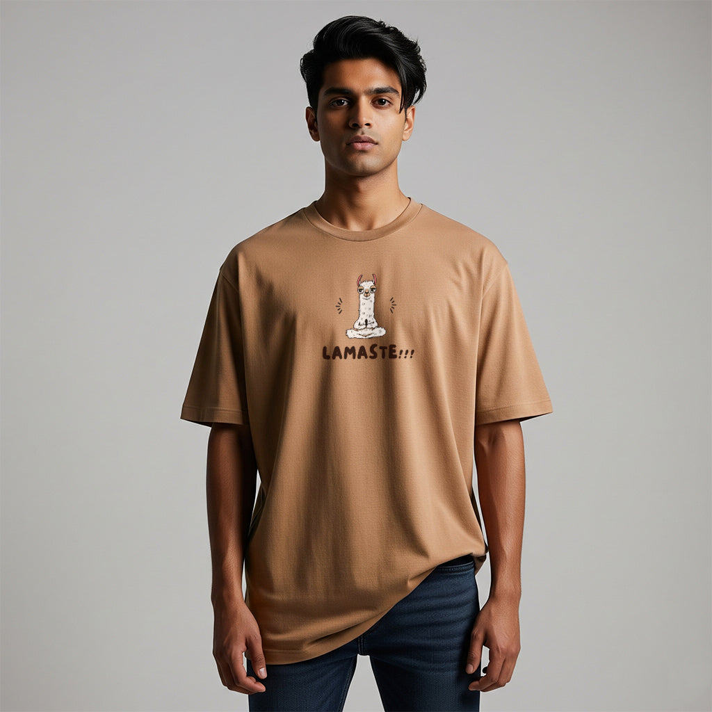 Lamaste Brown Oversized Tee