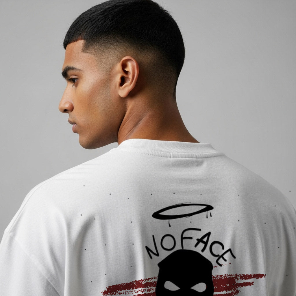 No Face No Case Oversized Tee