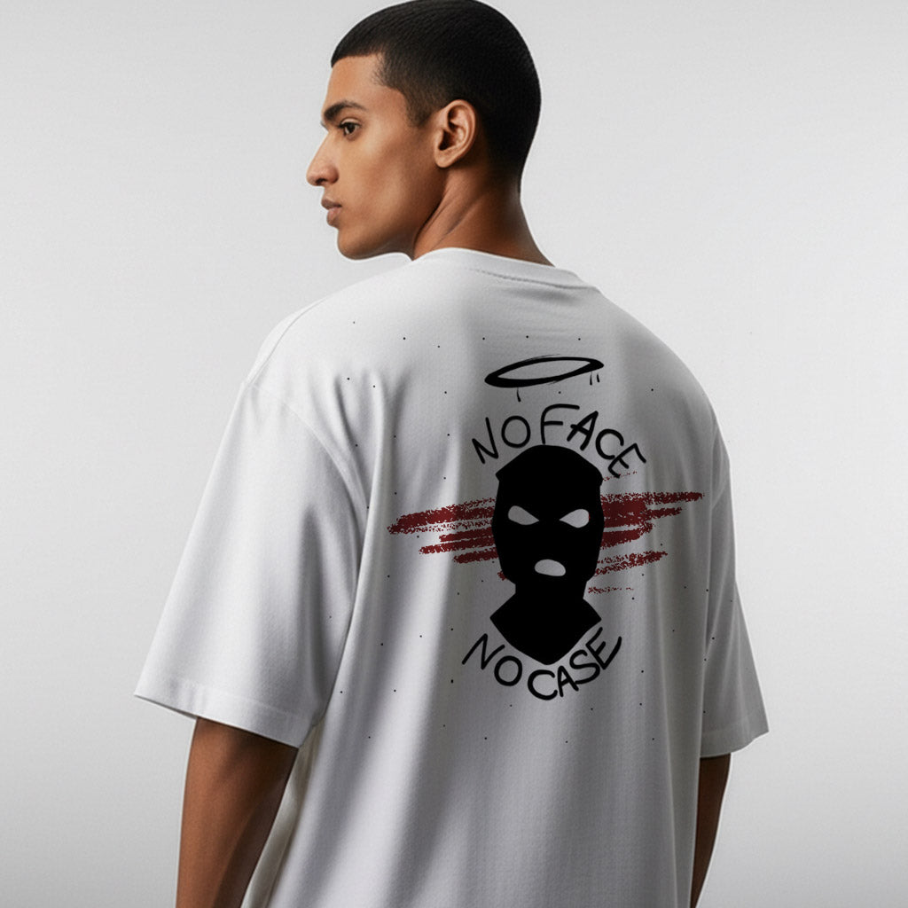 No Face No Case Oversized Tee