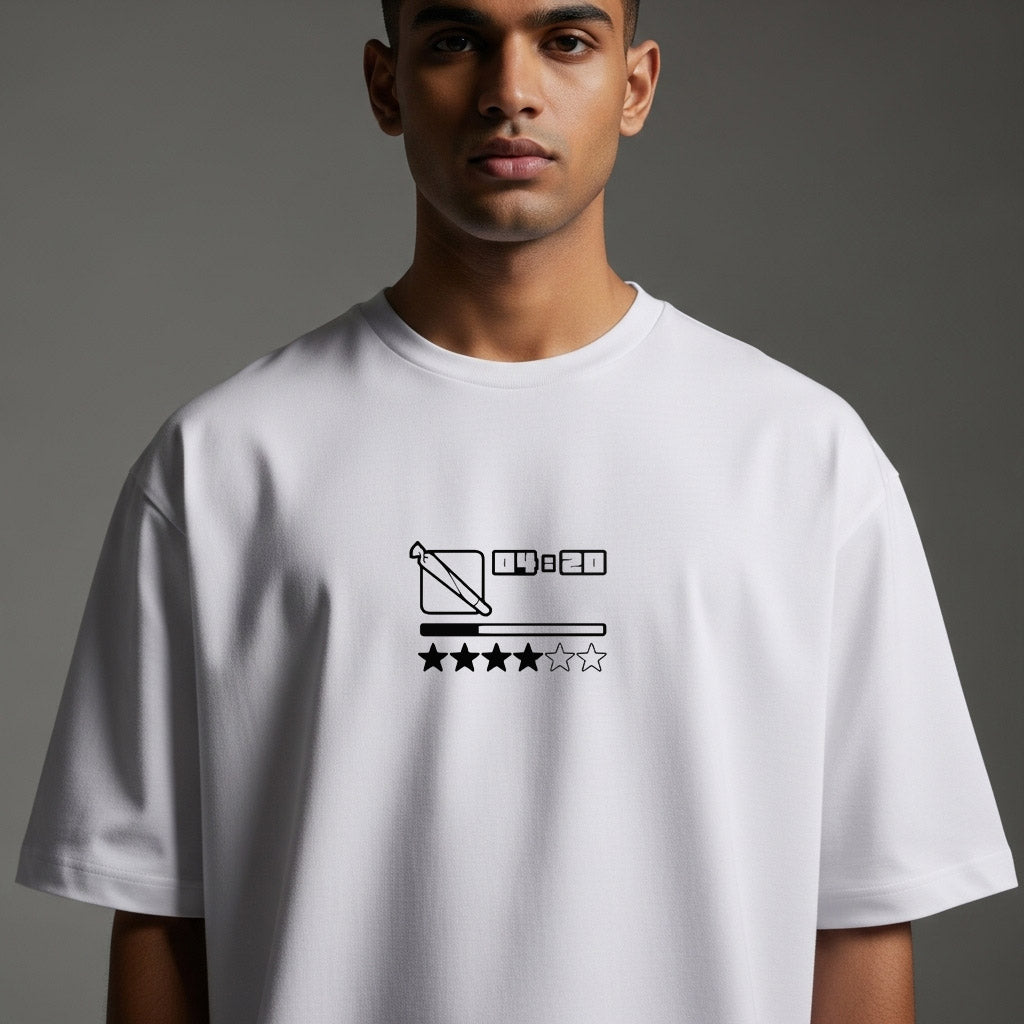 No Face No Case Oversized Tee