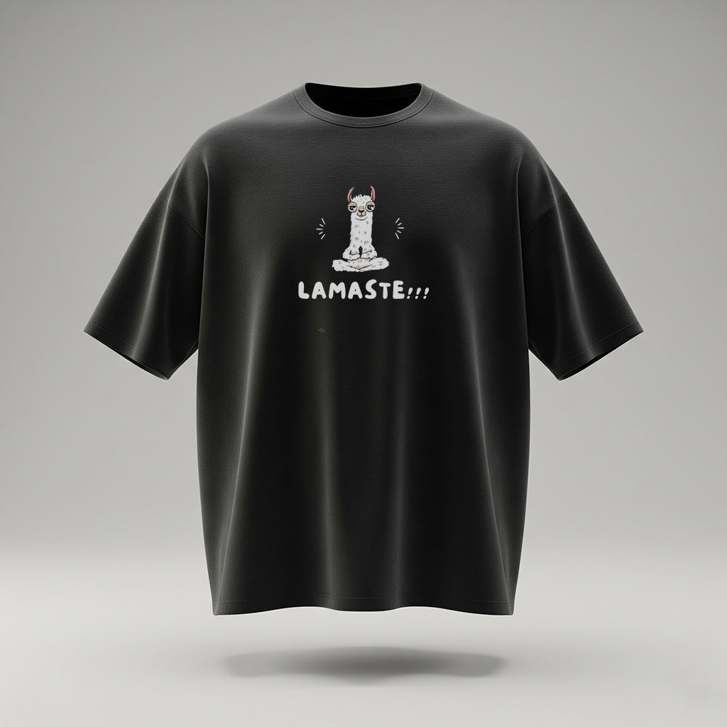 Lamaste Black Oversized Tee