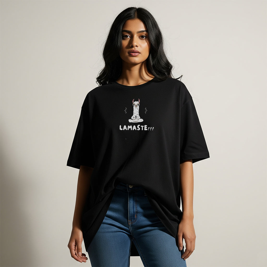 Lamaste Black Oversized Tee
