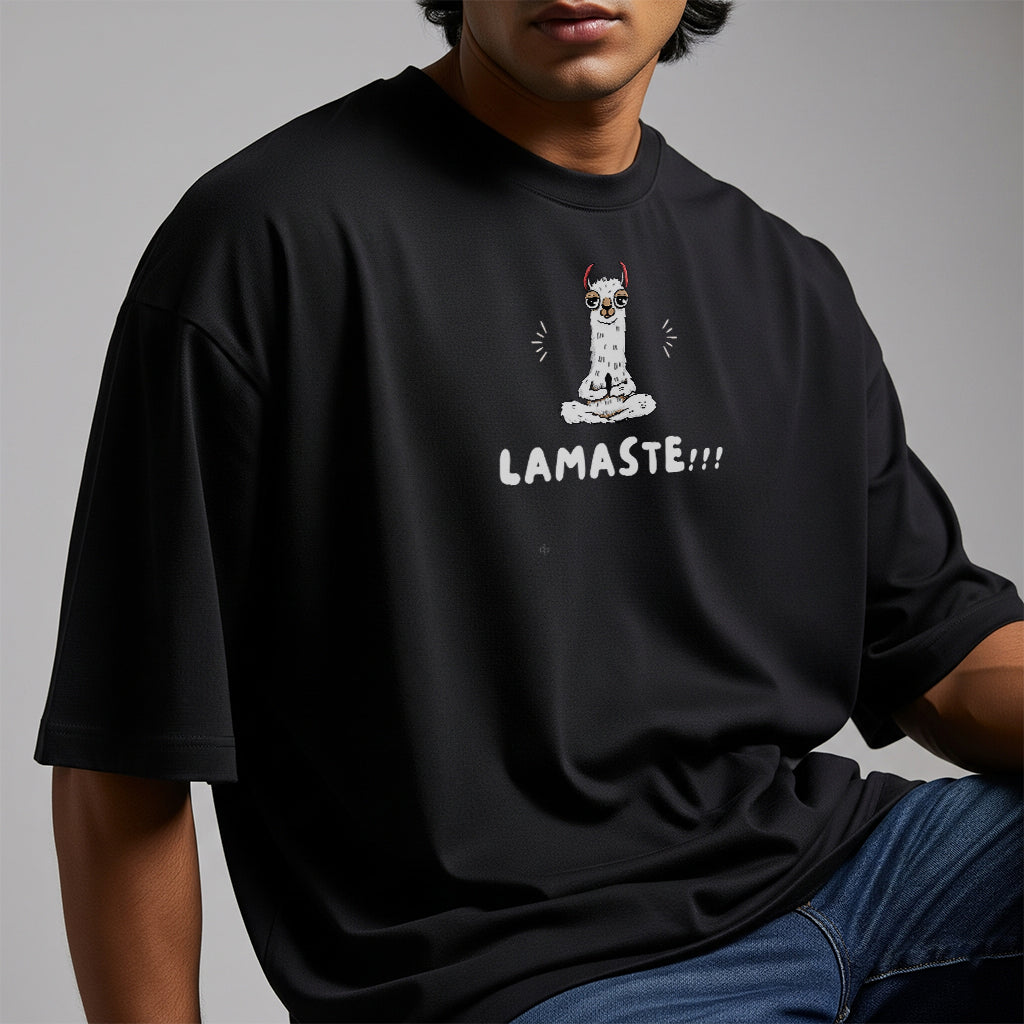 Lamaste Black Oversized Tee