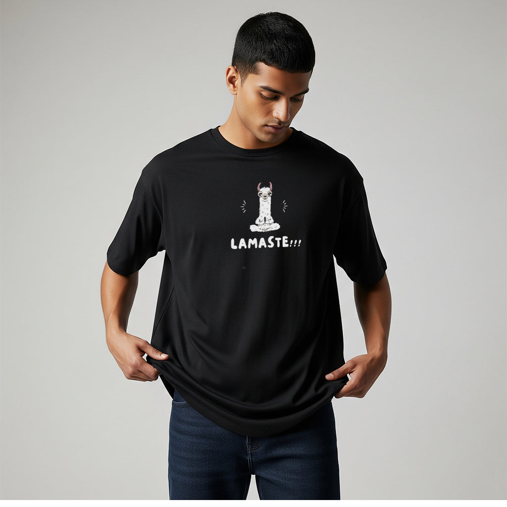 Lamaste Black Oversized Tee
